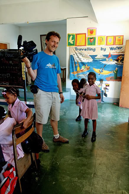 Dreharbeiten in einer Schule - Stefan Adam Dreharbeiten in einer Schule - Stefan Adam