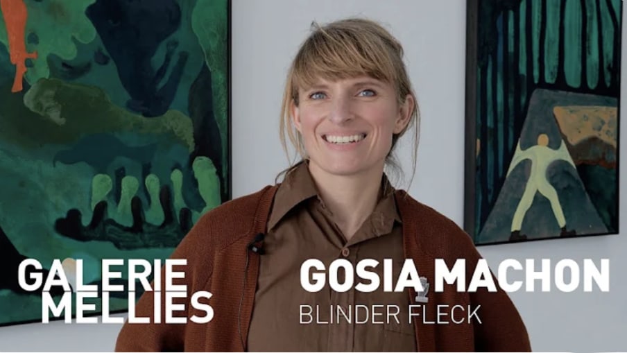 Gosia Machon – BLINDER FLECK in der Galerie Mellies